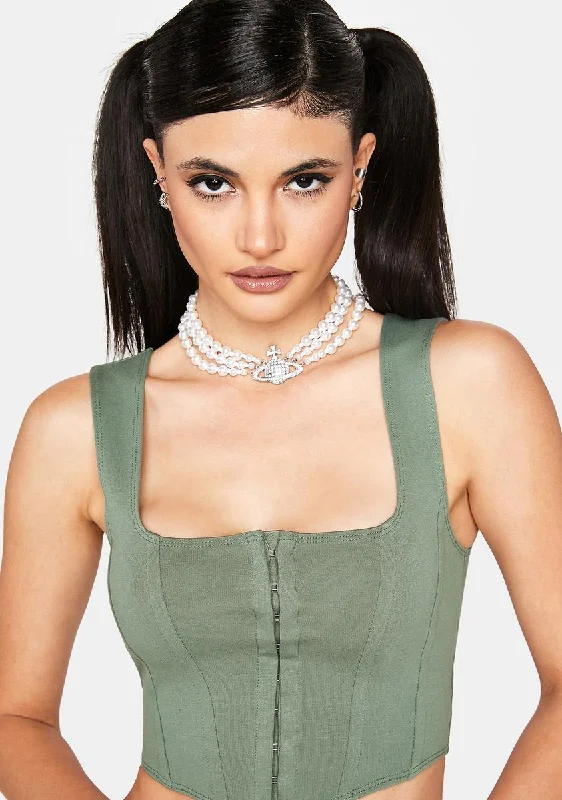 Cash Crave It Corset Top