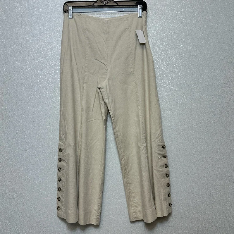 Pants Cropped By Anthropologie In Off White, Size: 2