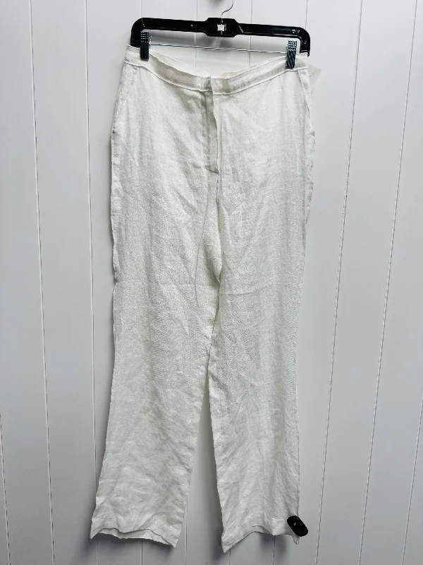 Pants Linen By Zara In White, Size: S