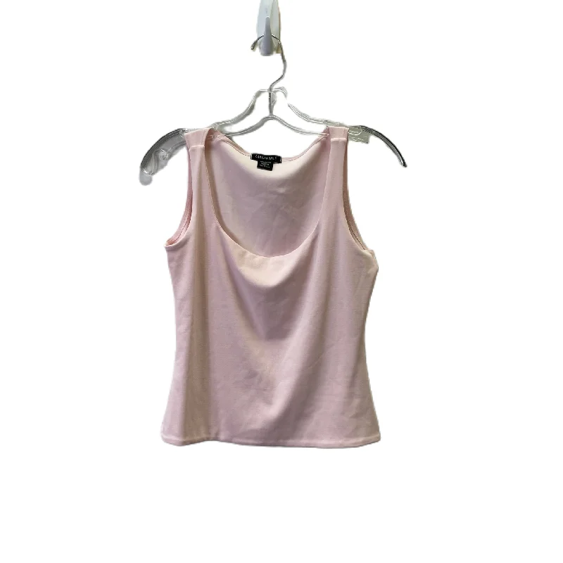 Pink Top Sleeveless By Cme, Size: L