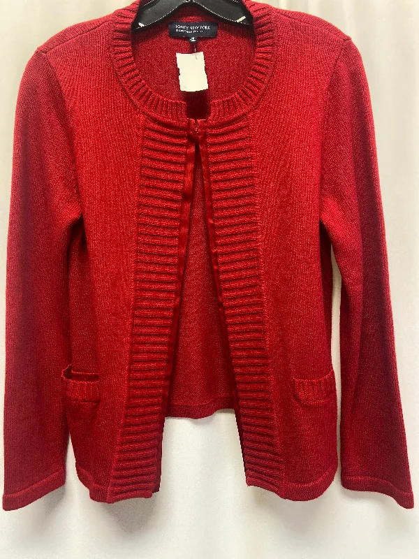 Sweater By Jones New York In Red, Size: Petite  M