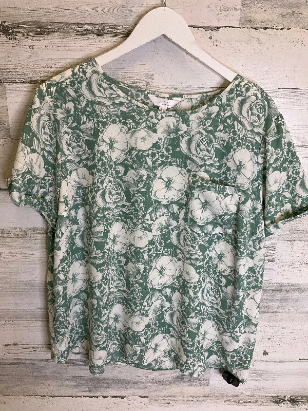 Top Short Sleeve By Lc Lauren Conrad In Green, Size: Xl